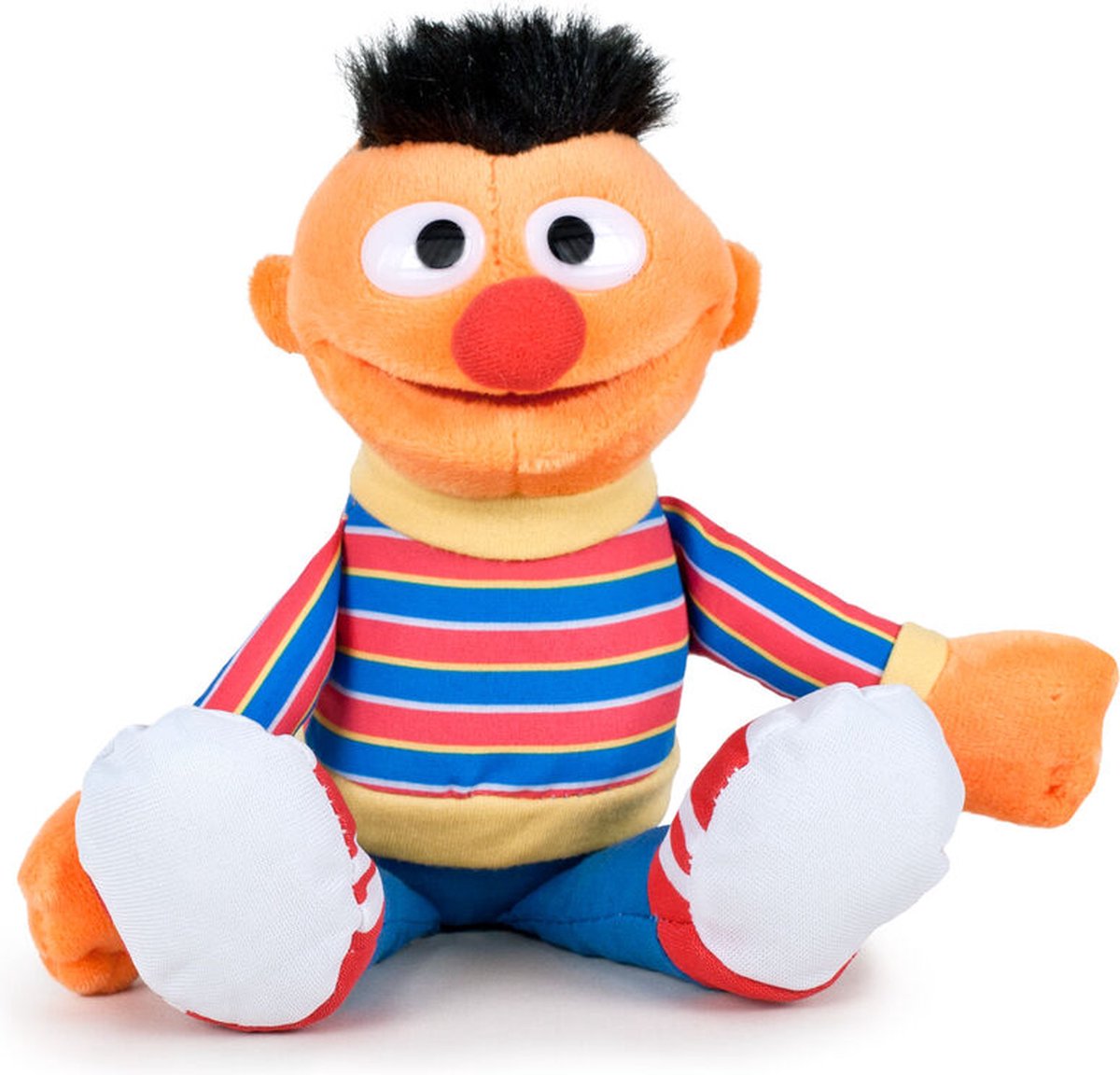 Ernie - Sesamstraat Pluche Knuffel 25 cm {Sesamestreet Plush Toy | Sesam Straat Speelgoed Knuffeldier Knuffelpop voor kinderen jongens meisjes | Cookie Monster, Elmo, Oscar Mopperkont, Bert, Ernie}